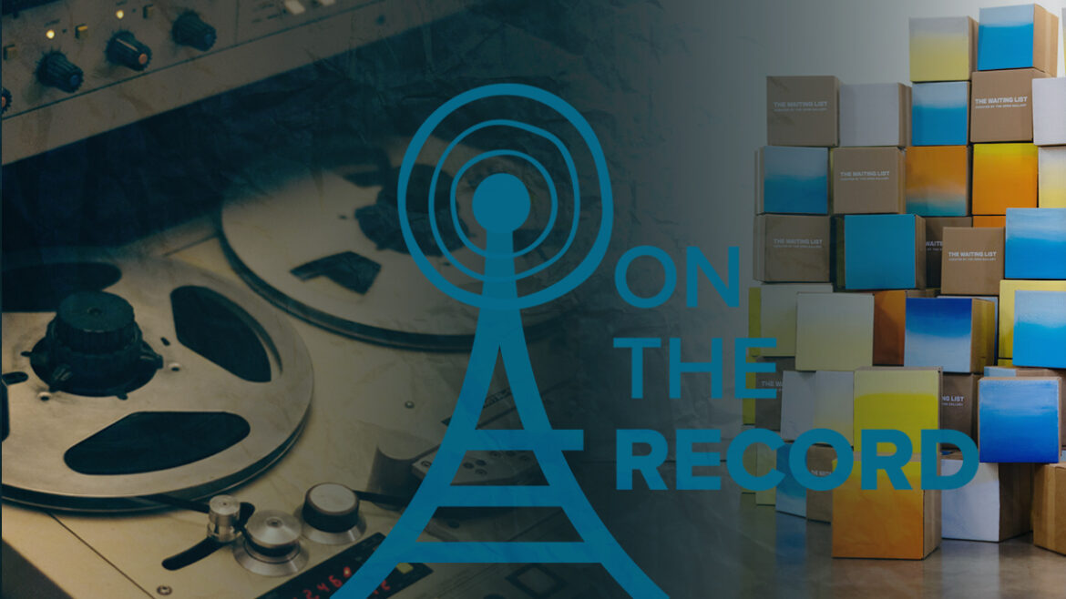 On the record ep 4 graphic Record player, cell tower and waiting list exhibit