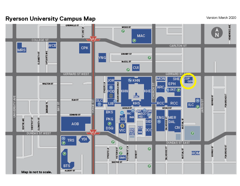 Ryerson Reviewing Proposals For New Academic Building At Gerrard And   Campus Map 