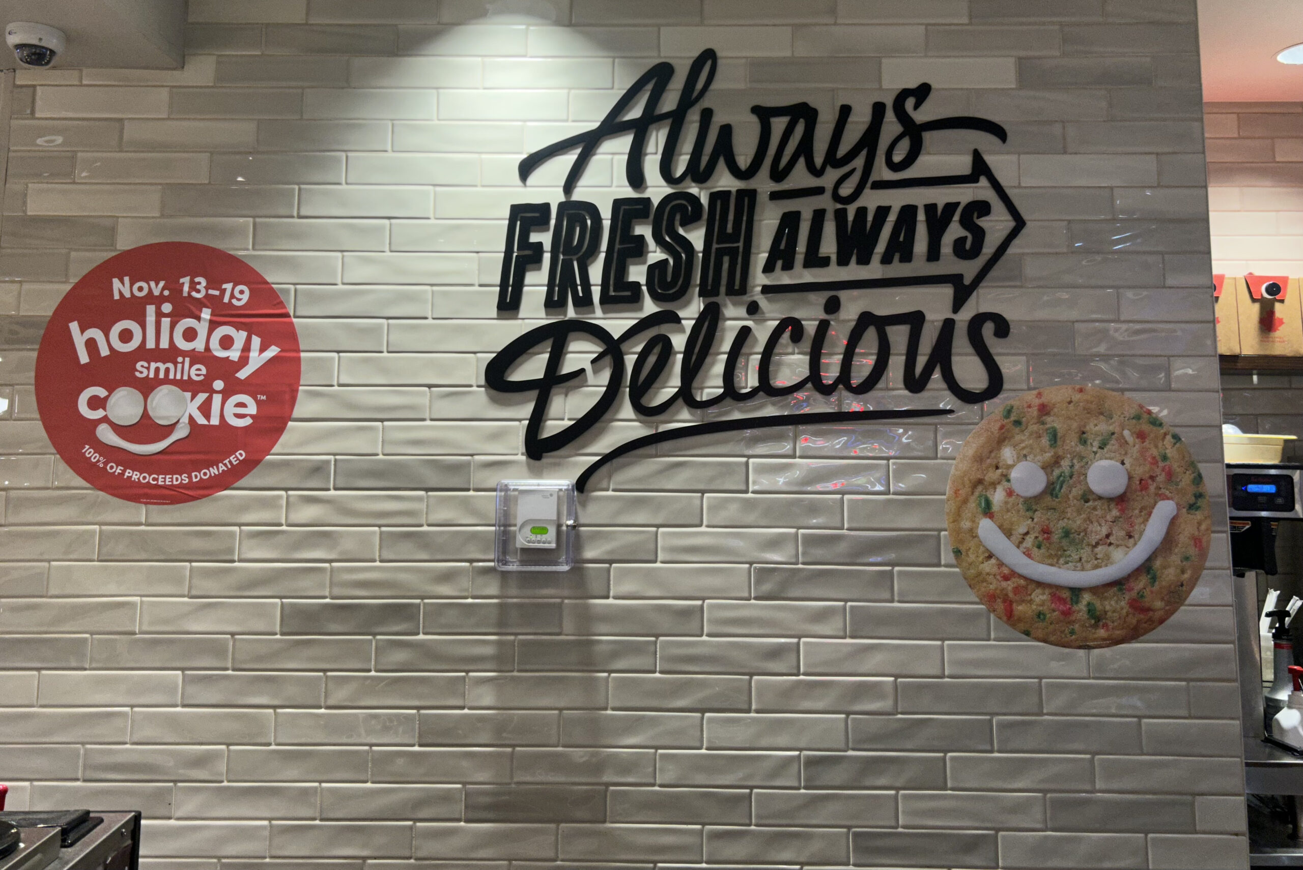 Tim Hortons' first Holiday Smile Cookie campaign to aid local