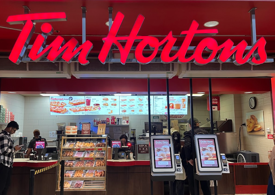 Picture of a Tim Hortons sign. 