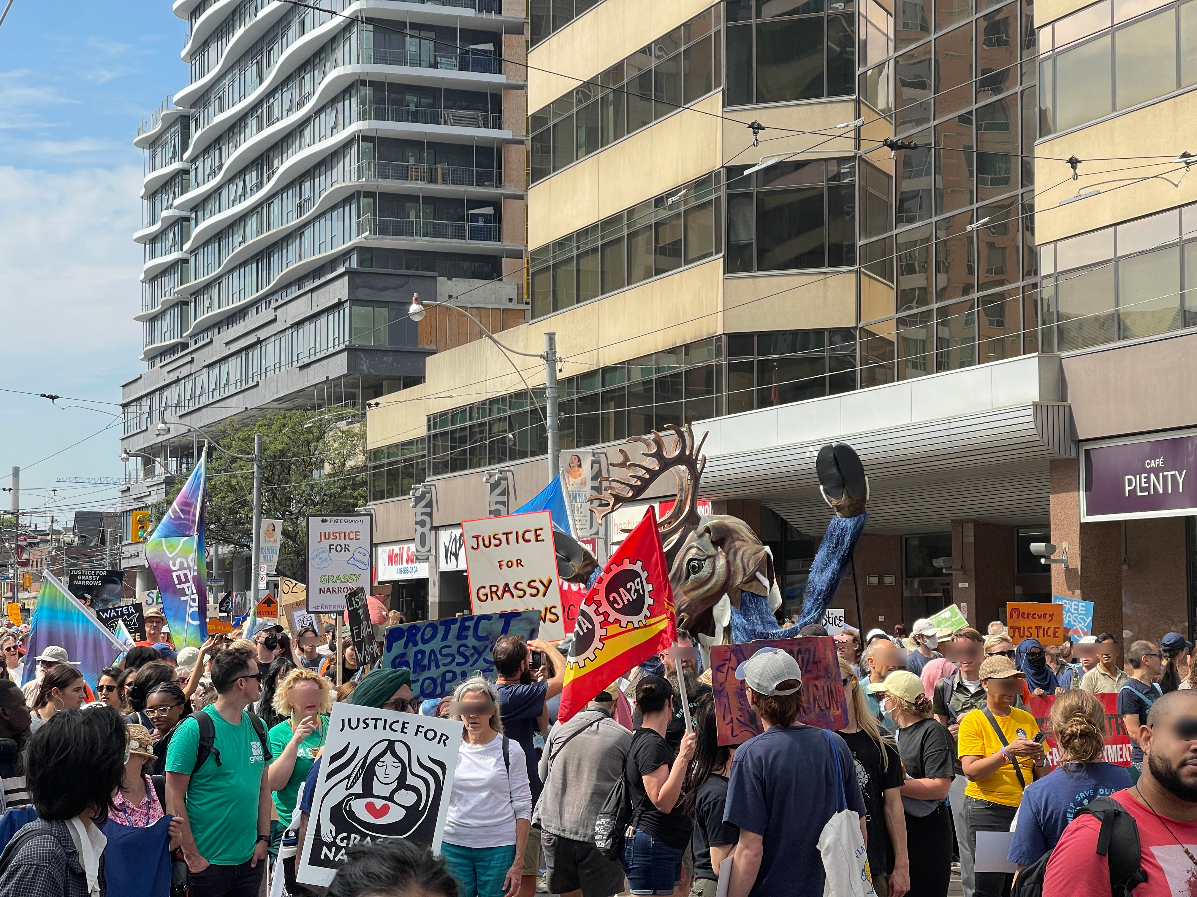 Indigenous Activists March for a Cleaner Grassy Narrows - On The