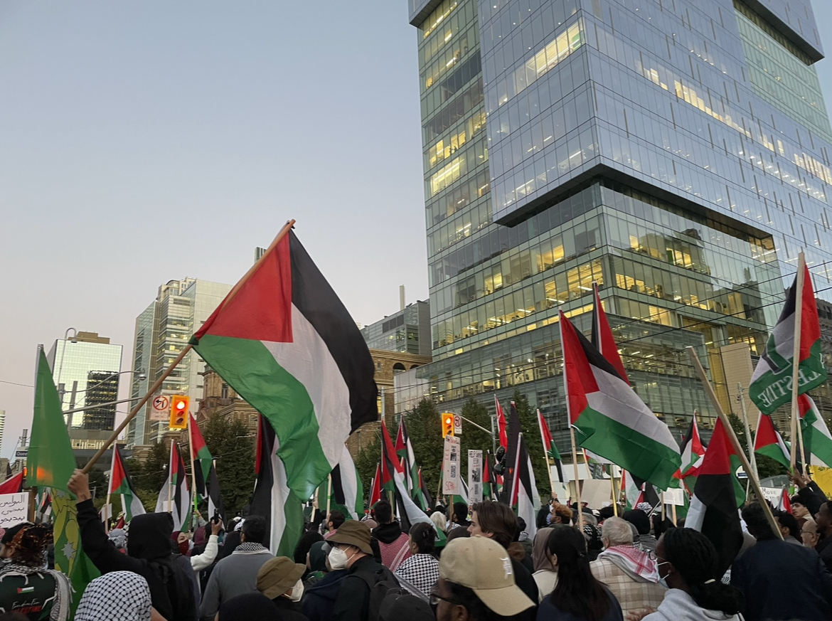 Toronto Marks Oct. 7th Anniversary with Protests in Support of Palestine – On The Record