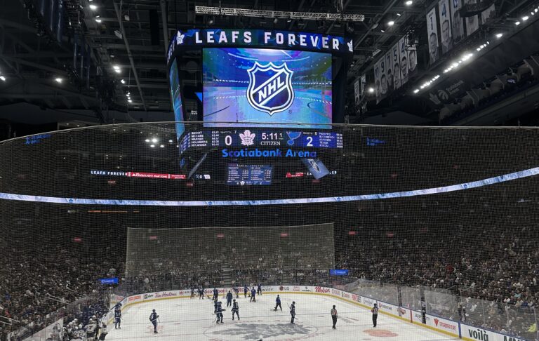 Maple Leafs game vs Blues