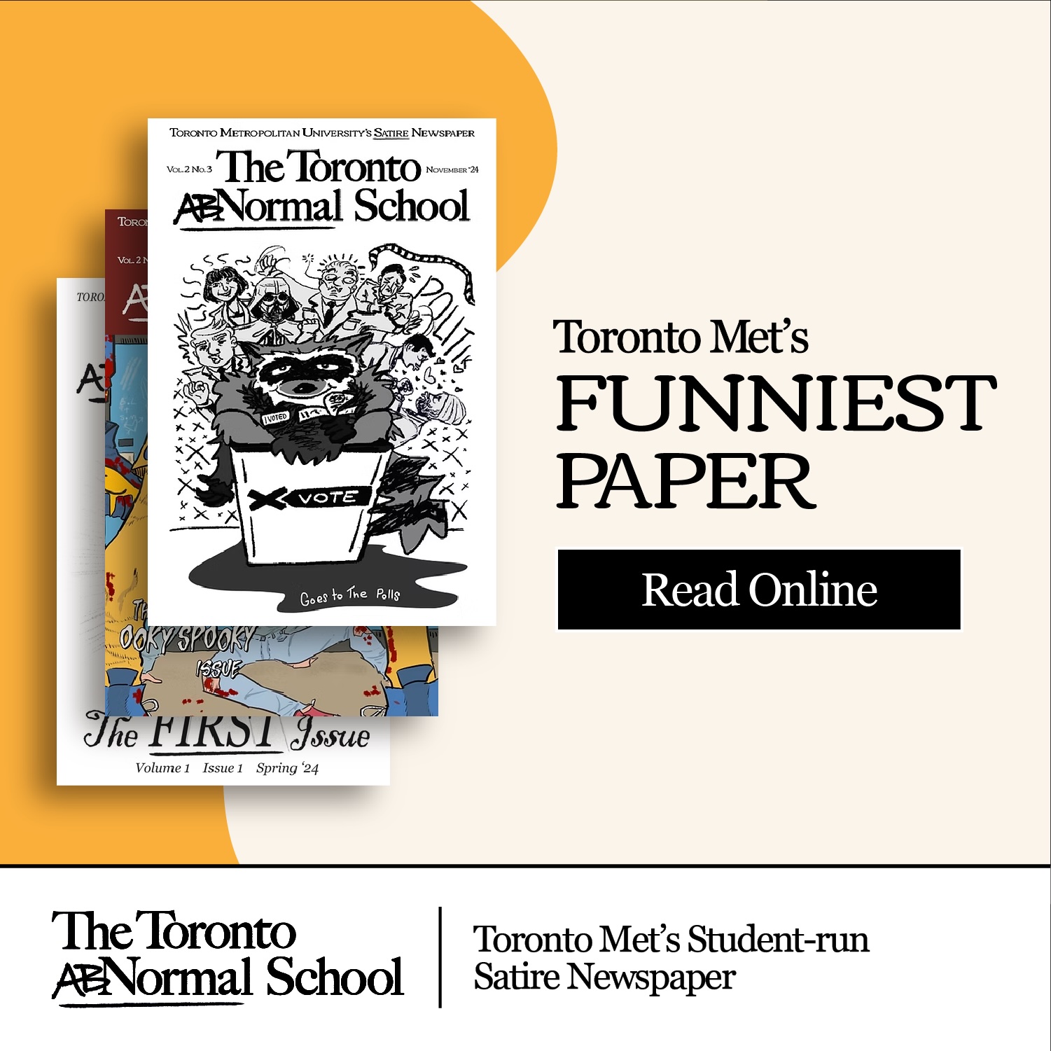 An illustration of The Toronto ABNormal School zine.