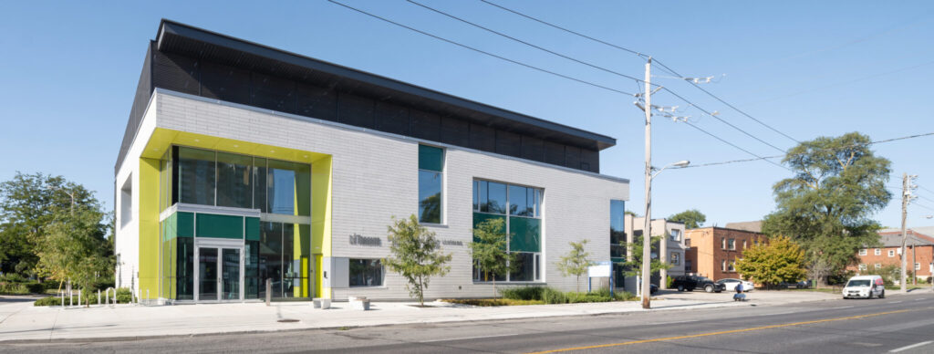 A photo of the exterior of a child care centre in York.