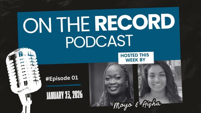 Still image displaying photos of the hosts of episode 1 on season 8 of the OTR podcast.