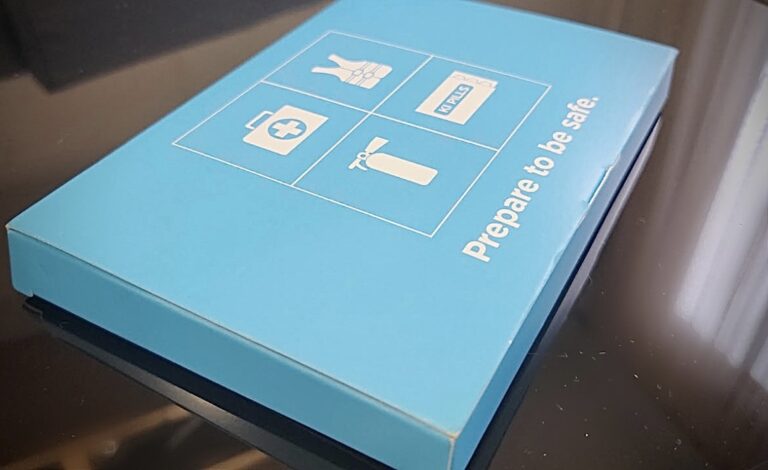 KI Pills in a blue box with the text, “Prepare to be safe.”